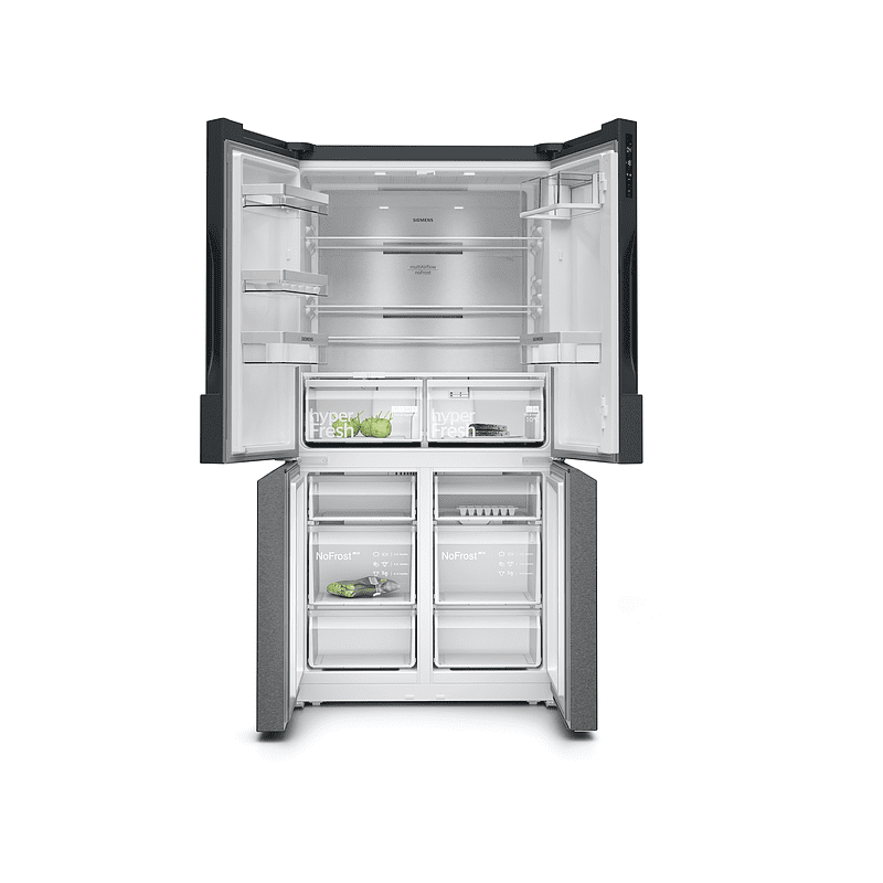 SIEMENS KF96NAXEA iQ500 French Door (E, 1830 mm hoch, blackSteel) SIEMENS KF96NAXEA iQ500 French Door (E, 1830 mm hoch, blackSteel)