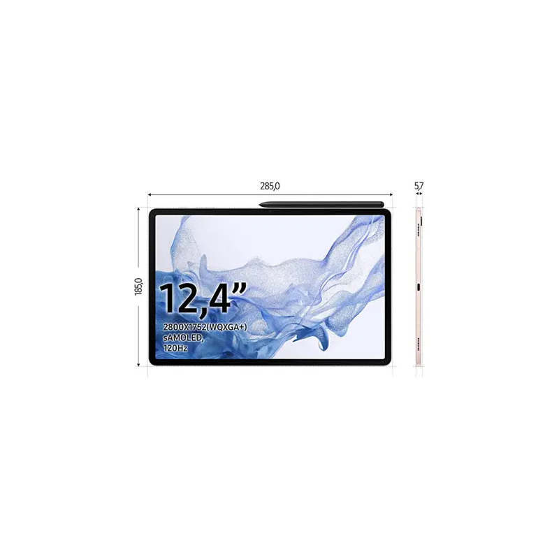 Samsung Galaxy Tab S8+ 5G 128GB Silver