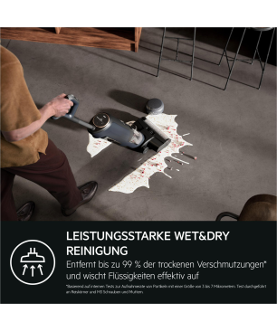 AEG AW81U3DB ULTIMATE 8000 WET&DRY Nass-/Trockensauger, Akkubetrieb