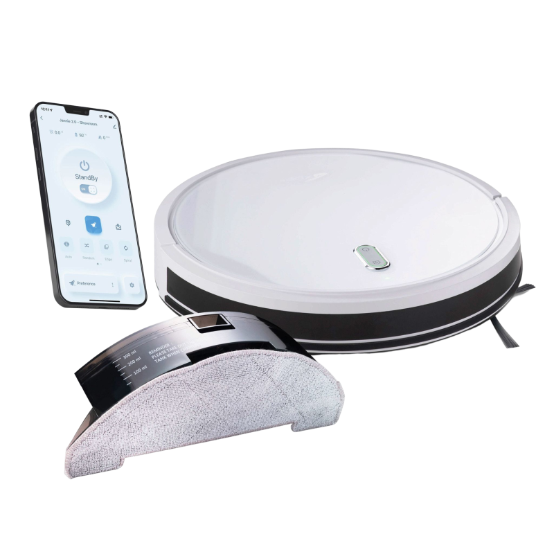ZOEF ROBOT Jannie 2.0 mit App, Mapping & Mop Saugroboter