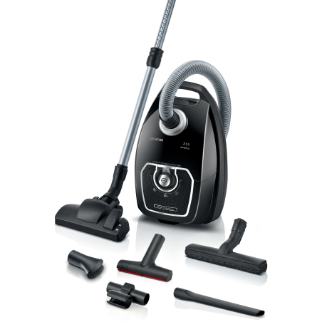 SIEMENS VSZ 7 X 500 Staubsauger, maximale Leistung: 650 Watt, Schwarz)