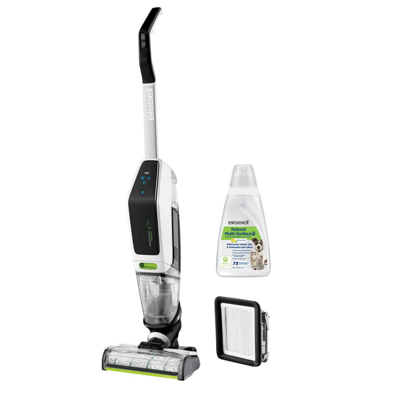 BISSELL 3401N CROSSWAVE X7 PLUS CORDLESS SELECT Nass-/Trockensauger, Schwarz/Weiß/Transparent BISSELL 3401N CROSSWAVE X7 PLUS CORDLESS SELECT Nass-/Trockensauger, Schwarz/Weiß/Transparent