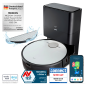 MEDION X50 SW Saug- & Wischroboter, Absaugstation, Lasernavigation, 8.000 Pa, Sprach- & App-Steuerung Saugroboter