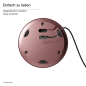 SIGOR Akku-Glasleuchte NUMOTION Tischlampe warmweiss rosegold SIGOR Akku-Glasleuchte NUMOTION Tischlampe warmweiss rosegold