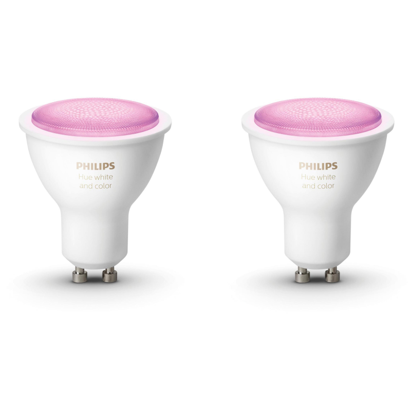 PHILIPS 62925000 HUE WACA GU10 DOPPELPACK 2X350LM BT LED Lampen Mehrfarbig PHILIPS 62925000 HUE WACA GU10 DOPPELPACK 2X350LM BT LED Lampen Mehrfarbig