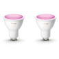 PHILIPS 62925000 HUE WACA GU10 DOPPELPACK 2X350LM BT LED Lampen Mehrfarbig PHILIPS 62925000 HUE WACA GU10 DOPPELPACK 2X350LM BT LED Lampen Mehrfarbig