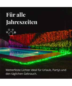 TWINKLY Twinkly Strings 600 LED RGB-W 48 m Deko-LED-Leuchten, RGBW, 600 LED RGB und Weisstöne, Warmweiß, bis zu 16 Millionen F