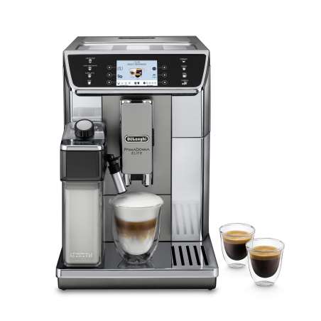 DELONGHI ECAM 656.55 MS PRIMA DONNA ELITE EDELSTAHL/SILBER Kaffeevollautomat Edelstahl/Silber