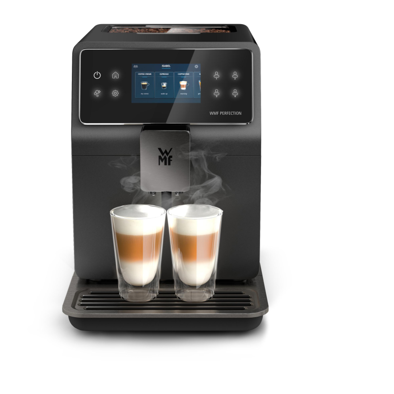 WMF CP820810 Perfection 740 Kaffeevollautomat Mattschwarz/Schwarz