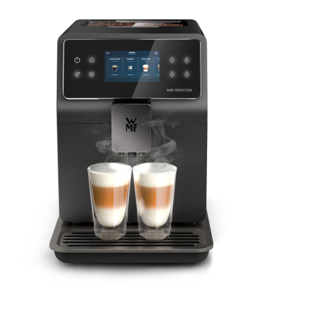 WMF CP820810 Perfection 740 Kaffeevollautomat Mattschwarz/Schwarz