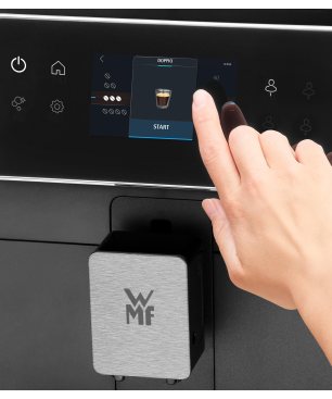 WMF CP820810 Perfection 740 Kaffeevollautomat Mattschwarz/Schwarz