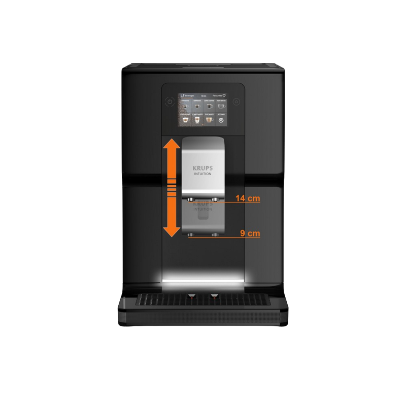 KRUPS EA 8738 INTUITION PREFERENCE Kaffeevollautomat Schwarz