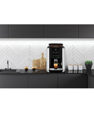 KRUPS EA8178 Arabica Display Quattro Force Kaffeevollautomat Schwarz/Carbon-Optik