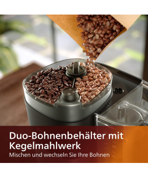PHILIPS HD7900/50 ALL-IN-1 BREW Kaffeemaschine Schwarz/Silber