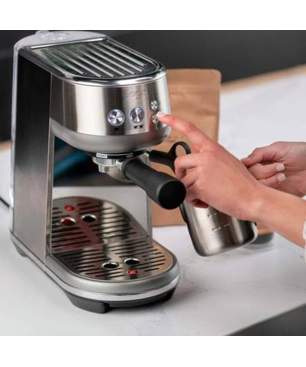 SAGE APPLIANCES SES450BSS4EEU1 THE BAMBINO EDELSTAHL Espressomaschine Gebürsteter Edelstahl