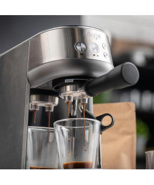 SAGE APPLIANCES SES450BSS4EEU1 THE BAMBINO EDELSTAHL Espressomaschine Gebürsteter Edelstahl