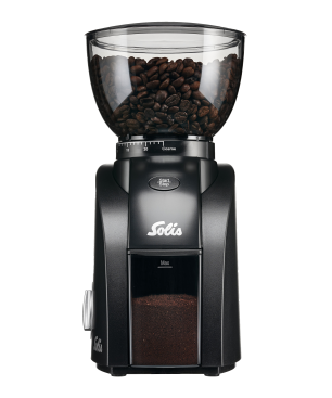 SOLIS OF SWITZERLAND Barista Gran Gusto 1014 + Scala Zero Static 1662 Espressomaschine Silber