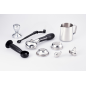 SOLIS OF SWITZERLAND Barista Gran Gusto 1014 + Scala Zero Static 1662 Espressomaschine Silber