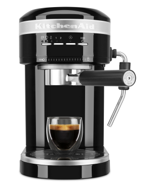 KITCHENAID 5KES6503EOB ARTISAN Espressomaschine Onyx Schwarz