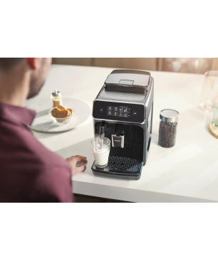 PHILIPS EP2220/40 Serie 2200 2 Kaffeespezialitäten Kaffeevollautomat Mattschwarz