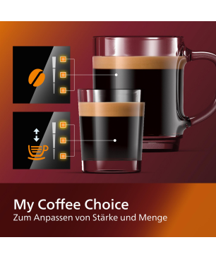 PHILIPS EP2220/40 Serie 2200 2 Kaffeespezialitäten Kaffeevollautomat Mattschwarz