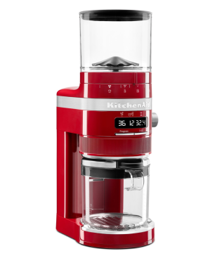 KITCHENAID 5KCG8433EER EMPIRE ROT Kaffeemühle Empire Rot (150 Watt, Edelstahl-Mahlkegel)