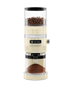 KITCHENAID 5KCG8433EAC ARTISAN CREME Kaffeemühle Creme (150 Watt, Edelstahl-Mahlkegel)