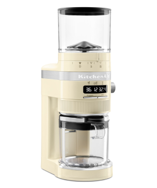 KITCHENAID 5KCG8433EAC ARTISAN CREME Kaffeemühle Creme (150 Watt, Edelstahl-Mahlkegel)
