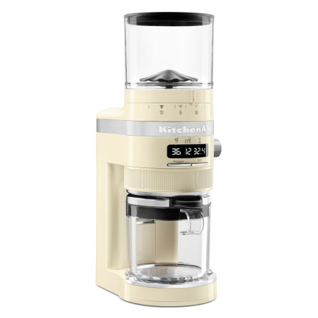 KITCHENAID 5KCG8433EAC ARTISAN CREME Kaffeemühle Creme (150 Watt, Edelstahl-Mahlkegel)