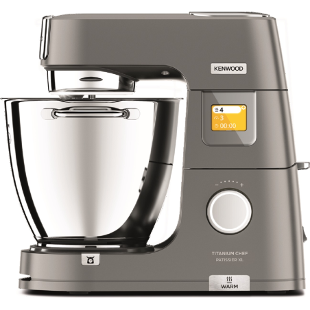 KENWOOD Titanium Chef Patissier XL KWL90.594SI Küchenmaschine Silber (Rührschüsselkapazität: 7 Liter, 1400 Watt)