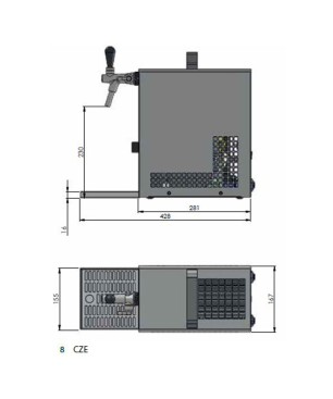 ICH-ZAPFE Set - Zapfanlage,PYGMY 25 LE 1- ltg, 30 L/h - Zapfkopf: ohne - Set Zapfanlage