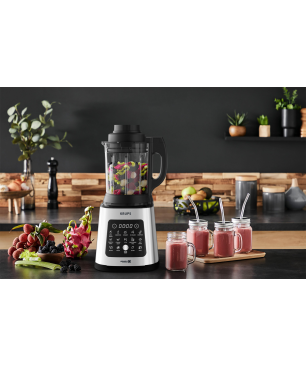 KRUPS KB835D Perfect Mix Cook Standmixer Silber/Schwarz (1400 Watt, 1.75 Liter)