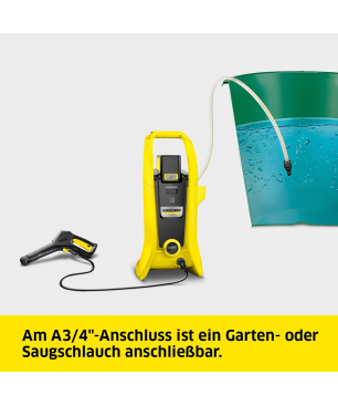 KÄRCHER K 2 Battery Set Hochdruckreiniger, Gelb