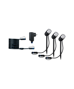 PAULMANN LICHT Smart Home Zigbee Plug & Shine Basisset Spot Pike Smart Home Zigbee Farbwechsel RGBW|Tunable White