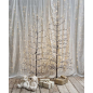 KIOM Led Baum 180 x 80 cm braun & schneeweiß für Innen + Außen 11120 Led Baum warmweiß KIOM Led Baum 180 x 80 cm braun & schneeweiß für Innen + Außen 11120 Led Baum warmweiß