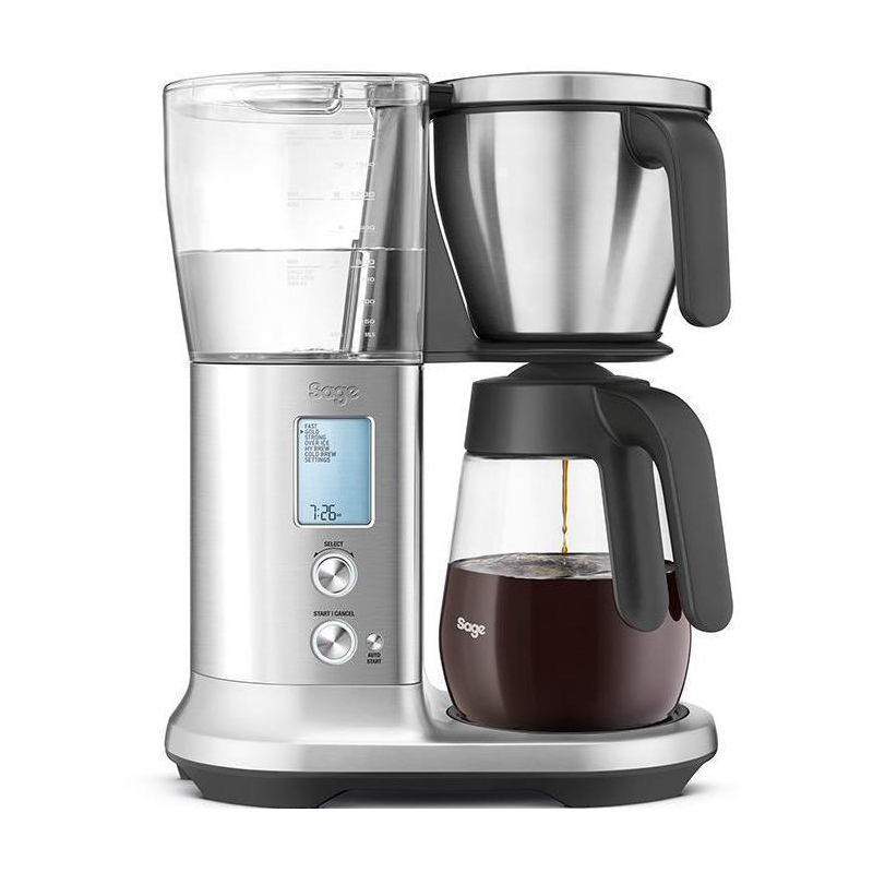 SAGE SDC400BSS4EEU1 The Precision Brewer Glass Kaffeemaschine Silber