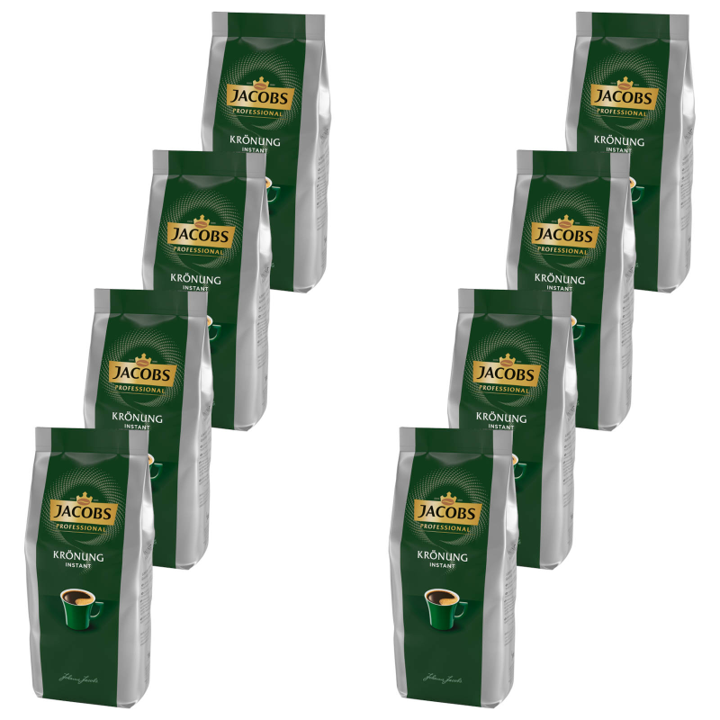 JACOBS Professional Krönung 8x500 g Instantkaffee (In heißem Wasser auflösen, Heißgetränkeautomaten) JACOBS Professional Krönung 8x500 g Instantkaffee (In heißem Wasser auflösen, Heißgetränkeautomaten)
