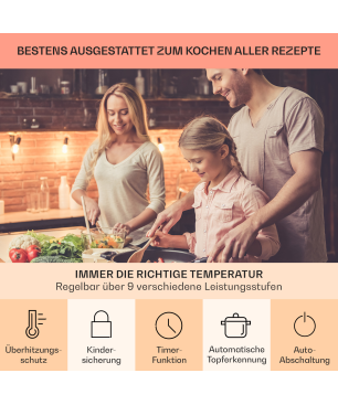 KLARSTEIN Virtuosa Keramikkochfeld Einbauherd (Kochfelder: 4)