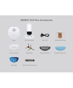 ECOVACS DEEBOT N10 PLUS Saug- und Wischroboter