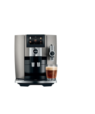 JURA 15471 J8 MIDNIGHT SILVER Kaffeevollautomat Midnight Silver