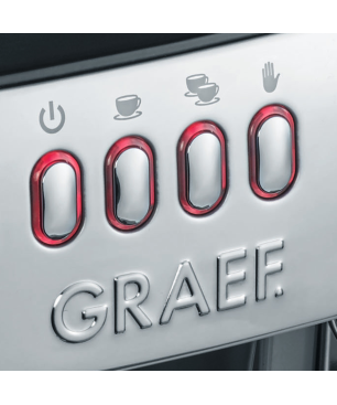 GRAEF ES 902 Baronessa Espressomaschine Edelstahl hochglänzend/Aluminium schwarz-matt lackiert