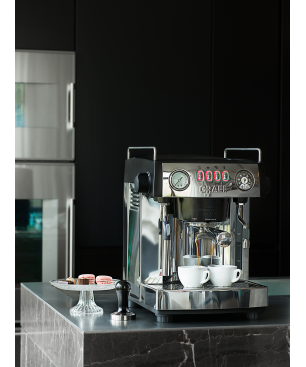 GRAEF ES 902 Baronessa Espressomaschine Edelstahl hochglänzend/Aluminium schwarz-matt lackiert