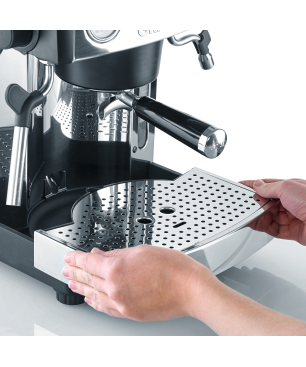 GRAEF ES 902 Baronessa Espressomaschine Edelstahl hochglänzend/Aluminium schwarz-matt lackiert