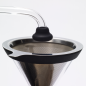 BARISIEUR Designer Tee Kaffee mit Timer und Weckfunktion Kaffeemaschine schwarz