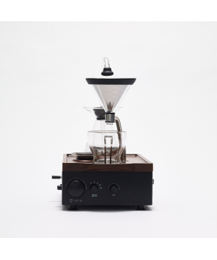 BARISIEUR Designer Tee Kaffee mit Timer und Weckfunktion Kaffeemaschine schwarz