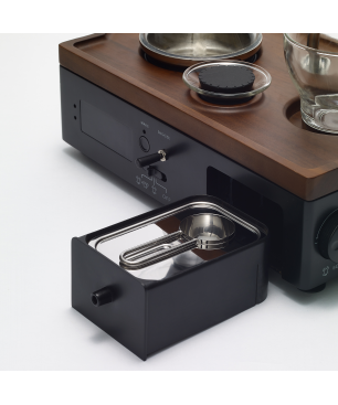 BARISIEUR Designer Tee Kaffee mit Timer und Weckfunktion Kaffeemaschine schwarz