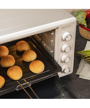 CECOTEC Bake&Toast 890 Gyro Toaster Weiß (2200 Watt, Schlitze: 0)