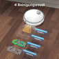 REDROAD G10 Saugroboter Staubsauger Roboter mit Absaugstation Sonic-Wischfunktion 2800Pa Saugroboter