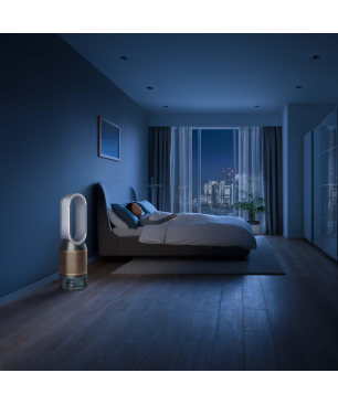 DYSON Purifier Humidify+Cool Formaldehyde - PH04 Luftreiniger, Luftbefeuchter und Ventilator Weiß/Gold (40 Watt, Raumgröße: 81