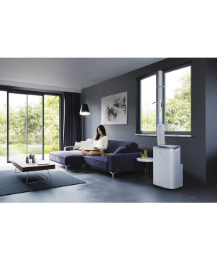 AEG AXP35U538CW Mobiles Klimagerät Weiß/Schwarz (Max. Raumgröße: 50 m², EEK: A+)